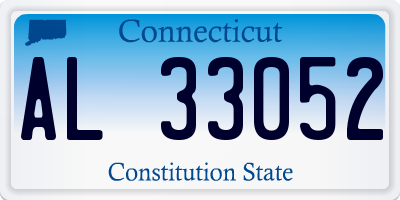 CT license plate AL33052