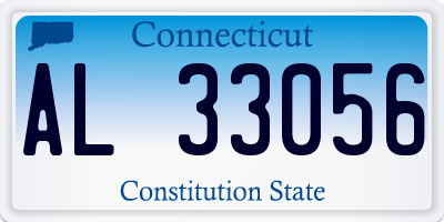 CT license plate AL33056