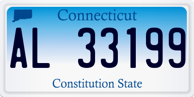 CT license plate AL33199