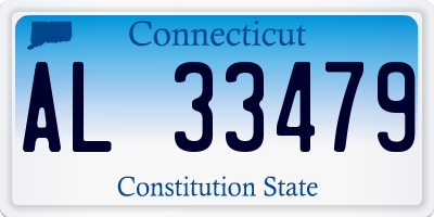 CT license plate AL33479