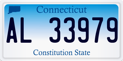 CT license plate AL33979