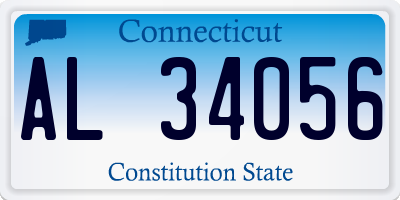 CT license plate AL34056