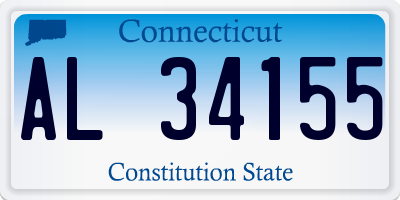 CT license plate AL34155