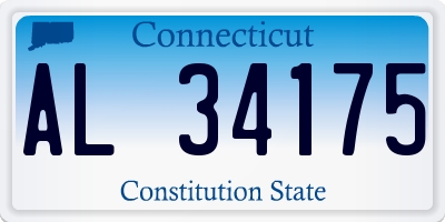 CT license plate AL34175