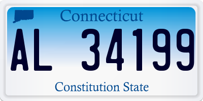 CT license plate AL34199