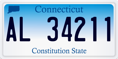CT license plate AL34211