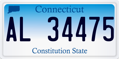CT license plate AL34475