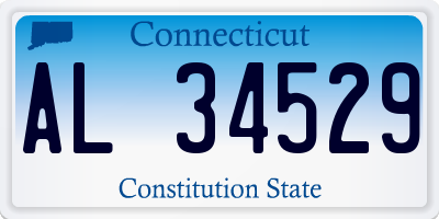 CT license plate AL34529
