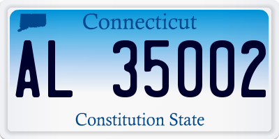 CT license plate AL35002