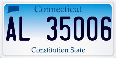 CT license plate AL35006