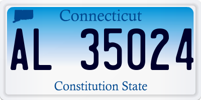 CT license plate AL35024