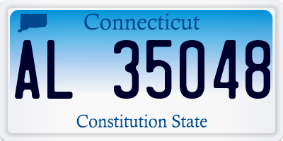 CT license plate AL35048