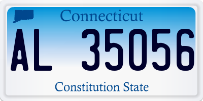 CT license plate AL35056