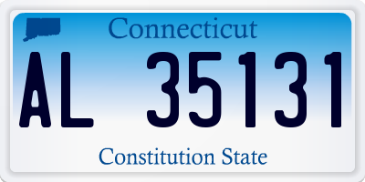 CT license plate AL35131
