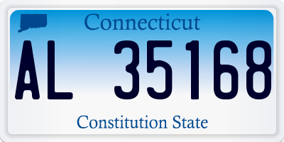 CT license plate AL35168