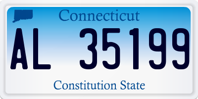 CT license plate AL35199