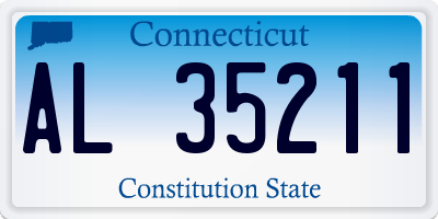 CT license plate AL35211