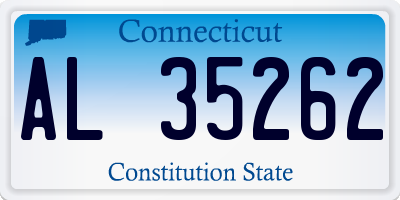 CT license plate AL35262