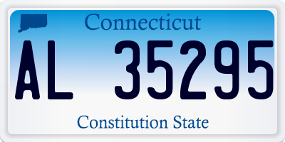 CT license plate AL35295