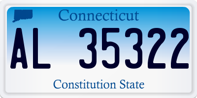 CT license plate AL35322