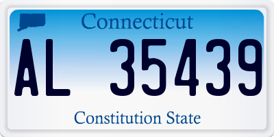 CT license plate AL35439