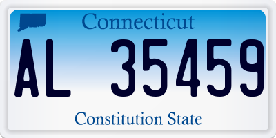 CT license plate AL35459