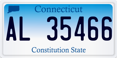 CT license plate AL35466