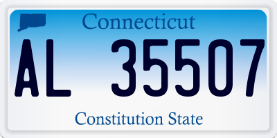 CT license plate AL35507