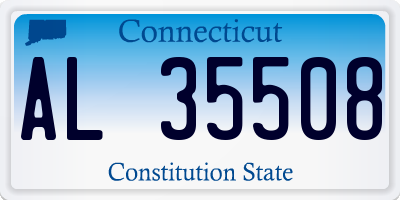 CT license plate AL35508