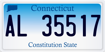 CT license plate AL35517