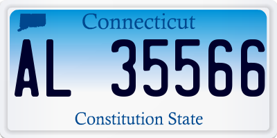 CT license plate AL35566