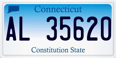 CT license plate AL35620