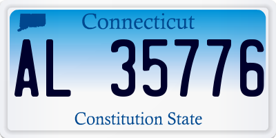 CT license plate AL35776