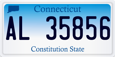 CT license plate AL35856