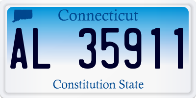CT license plate AL35911