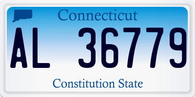 CT license plate AL36779