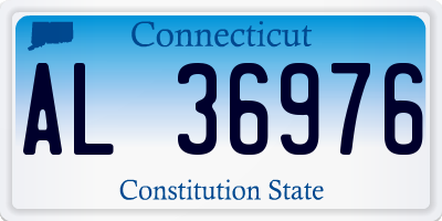 CT license plate AL36976