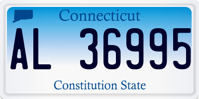 CT license plate AL36995