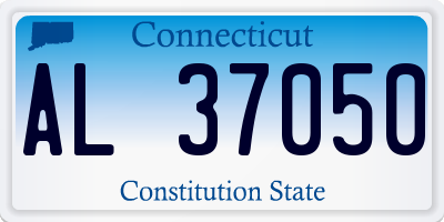 CT license plate AL37050