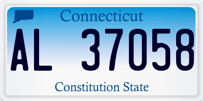 CT license plate AL37058