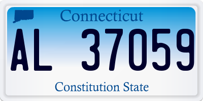 CT license plate AL37059