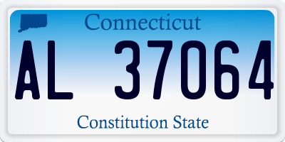 CT license plate AL37064
