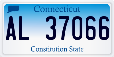 CT license plate AL37066