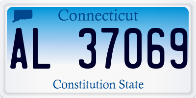 CT license plate AL37069