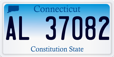CT license plate AL37082