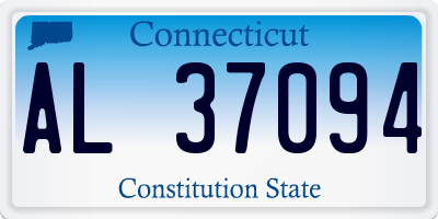 CT license plate AL37094