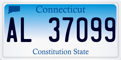 CT license plate AL37099