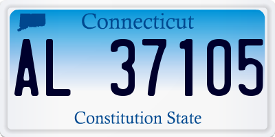 CT license plate AL37105