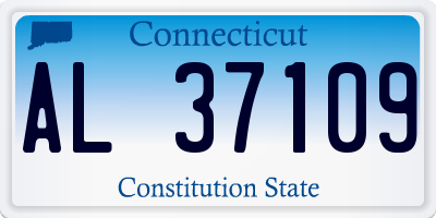 CT license plate AL37109