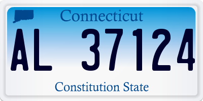 CT license plate AL37124